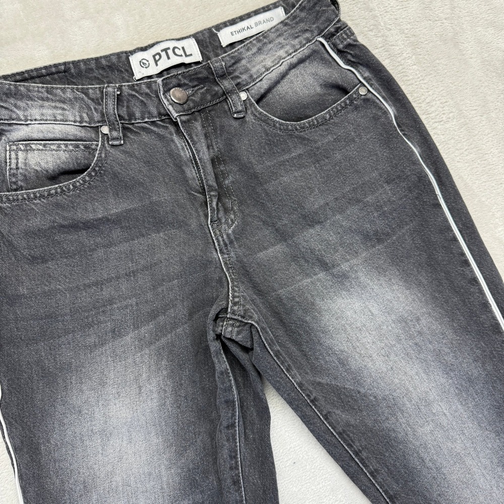 PTCL Ethikal Brand Jeans Women's 27 Skater Streetwear Grunge Y2K 90's Black Wash